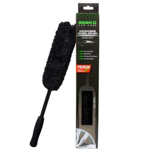 Gecko microfiber wheel brush