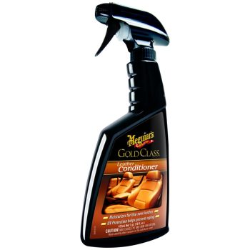 Meguiar's Gold Class Leather Conditioner voor bescherming en hydratatie van lederen autointerieur