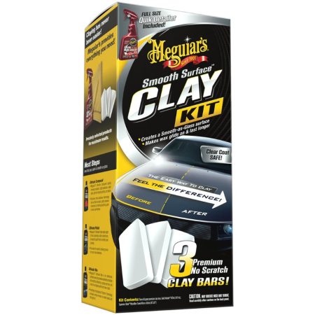 Meguiar's Smooth Surface Clay Kit - verwijderen van vervuiling van de lak